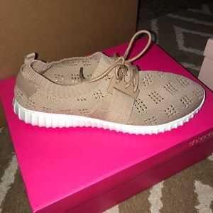 Tan sneakers